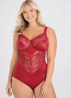Outlet Miss Mary Hosenkorselett mit Elastikspitzeneinsätzen Damen Korseletts