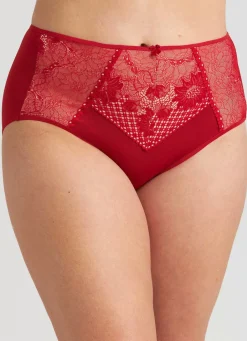 Miss Mary Miederslip mit unterlegter Elastikspitze Damen Slips