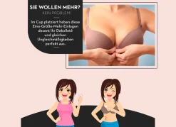 Outlet Miss Perfect Wow 2 Go-Eine-Größe-mehr-BH-Einlagen Damen Vorderverschluss-Bh|T-Shirt-Bh