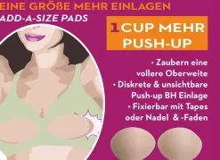 Outlet Miss Perfect Wow 2 Go-Eine-Größe-mehr-BH-Einlagen Damen Vorderverschluss-Bh|T-Shirt-Bh