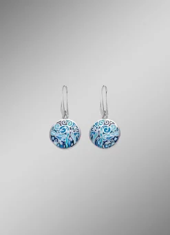Outlet Moderne Ohrringe mit Mosaikmuster Damen Ohrschmuck|Modeschmuck