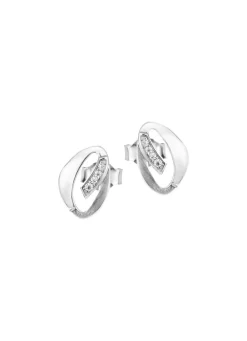 Hot Moderne Ohrstecker mit Zirkonia Damen Ohrschmuck