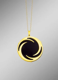 Discount Moderner Anhänger mit Onyx Damen Anhänger