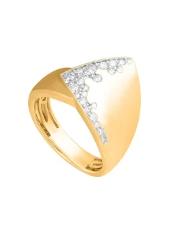 Sale Moderner Damenring mit 23 Brillanten Damen Ringe