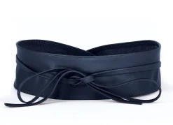 Modischer Leder-Bindegürtel, 8 cm breit Gürtel