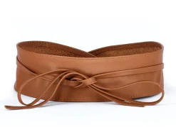 Online Modischer Leder-Bindegürtel, 8 cm breit Gürtel