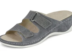 Clearance Mubb, bequeme Damen-Pantoletten, Weite H, mit herausnehmbarem Fußbett Damen Pantoletten