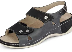 Hot Mubb, bequeme Damen-Sandalen, Weite H, mit herausnehmbarem Fußbett Damen Sandalen