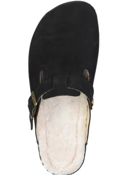 Discount Mubb, klassische Damen-Hausschuhe, Weite H, mit Lammfell Damen Hausschuhe