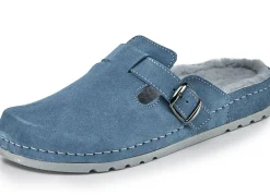 New Mubb, klassische Damen-Hausschuhe, Weite H, mit Lammfell Damen Hausschuhe