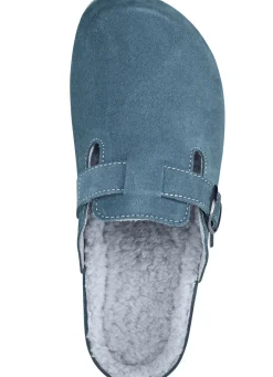 New Mubb, klassische Damen-Hausschuhe, Weite H, mit Lammfell Damen Hausschuhe