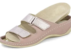 Mubb Pantolette mit Leder-Memory-Fußbett Damen Pantoletten