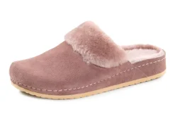 Clearance Mubb, warme Damen-Hausschuhe, Weite H, mit Lammfell Damen Hausschuhe