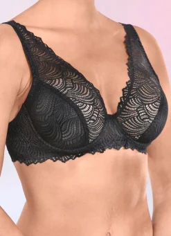 New Naturana Bügel-BH aus elastischer Spitze Damen Bh Mit Spitze|Bh Mit Bügel