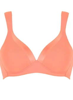 New Naturana BH mit Satinblende am Dekolleté Damen T-Shirt-Bh|Bh Ohne Bügel