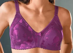 Online Naturana Minimizer-BH mit dezent glänzendem Floraldruck Damen Minimizer-Bh|Bh Ohne Bügel