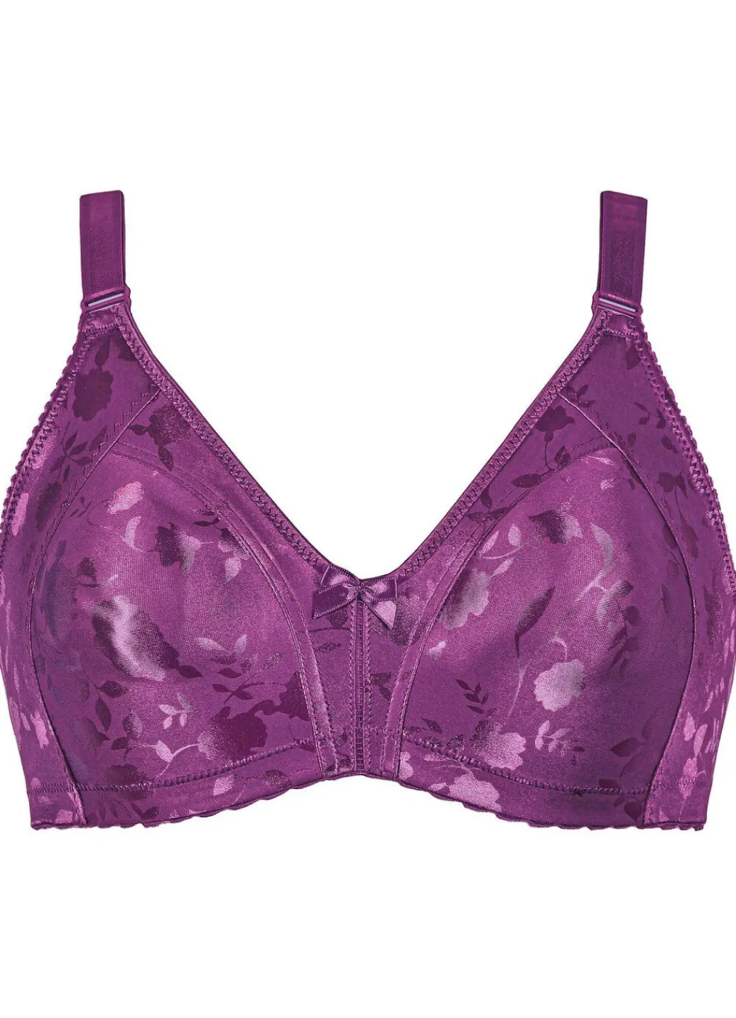 Online Naturana Minimizer-BH mit dezent glänzendem Floraldruck Damen Minimizer-Bh|Bh Ohne Bügel