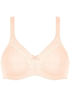 Sale Naturana Zweierpack BH mit dekorativem Spitzenband in den Cups Damen Bh Ohne Bügel
