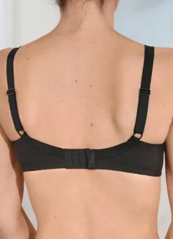Clearance Naturana Zweierpack BH mit dekorativem Spitzenband in den Cups Damen Bh Ohne Bügel