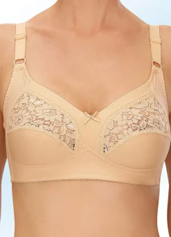Online Naturana Zweierpack BH mit Spitze in den Obercups Damen Bh Ohne Bügel|Bh Mit Spitze