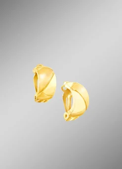 Clearance Ohrclips, Hochglanz/satiniert Damen Ohrschmuck