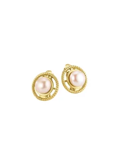 Online Ohrclips mit Süßwasser-Zuchtperlen und Clipverschluss Damen Ohrschmuck