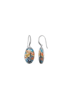 Outlet Ohrhaken mit Mosaik-Design Damen Ohrschmuck|Modeschmuck