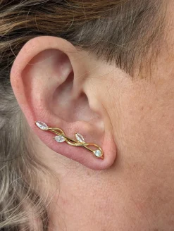 Sale Ohrhaken mit synth. Zirkonia Damen Ohrschmuck