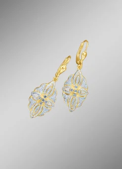 Clearance Ohrringe mit Diamanten im Blumendesign Damen Ohrschmuck