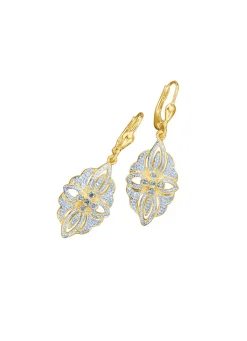 Clearance Ohrringe mit Diamanten im Blumendesign Damen Ohrschmuck