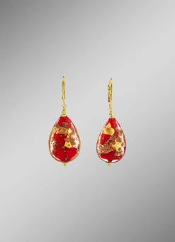 Clearance Ohrringe mit Muranoglas-Perlen Damen Ohrschmuck
