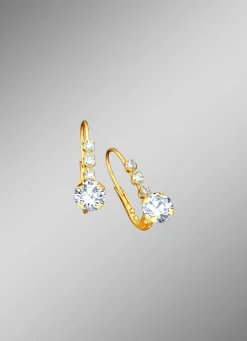 Online Ohrringe mit synth. Zirkonia Damen Ohrschmuck