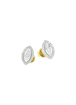Damen Mona Ohrschmuck<Ohrstecker mit 6 Brillanten und 40 Diamanten