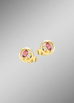 Sale Ohrstecker mit Edelsteinen und synth. Zirkonia Damen Ohrschmuck