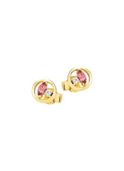 Sale Ohrstecker mit Edelsteinen und synth. Zirkonia Damen Ohrschmuck