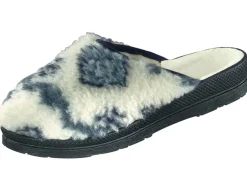 Clearance Pantoffel aus bedrucktem Plüschmaterial Damen Hausschuhe