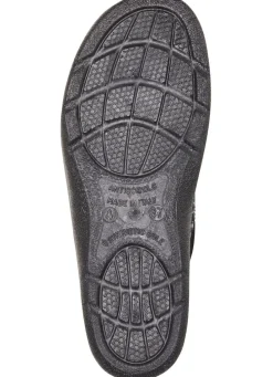Sale Pantoffel mit floralem Muster Damen Hausschuhe