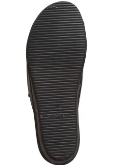 Clearance Pantolette aus Nappaleder und krokogeprägtem Lackleder Damen Pantoletten