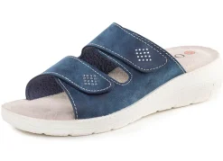 Clearance Pantolette mit Glitzersteinchen Damen Pantoletten