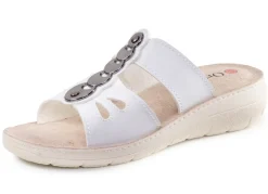 Clearance Pantolette mit glänzendem Schmuck Damen Pantoletten