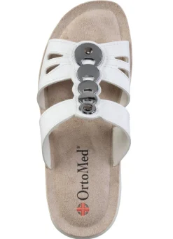 Clearance Pantolette mit glänzendem Schmuck Damen Pantoletten