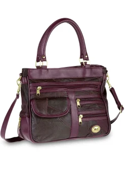 Hot Patchwork-Tasche mit abnehmbarem UmhÀngeriemen Handtaschen