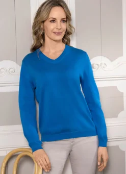 Damen Mona Pullover|Basics<Pima-Pullover in Feinstrick