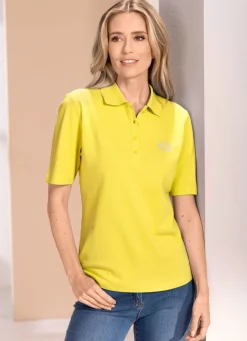 Poloshirt, 1/2-lange Ärmel Damen Kurzarm