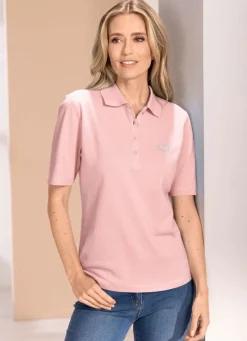 Hot Poloshirt, 1/2-lange Ärmel Damen Kurzarm