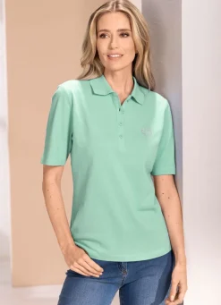 Discount Poloshirt, 1/2-lange Ärmel Damen Kurzarm