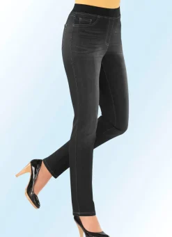 Damen Mona Schlupfhosen|Lange Hosen<Power-Stretch-Jeans in Schlupfform