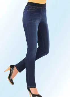 Damen Mona Schlupfhosen|Lange Hosen<Power-Stretch-Jeans in Schlupfform