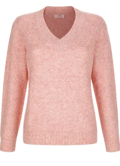 Damen Mona Pullover|Basics<Pullover aus Effektgarn