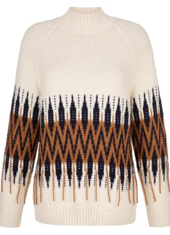 Damen Mona Pullover<Pullover in Biesenstrick